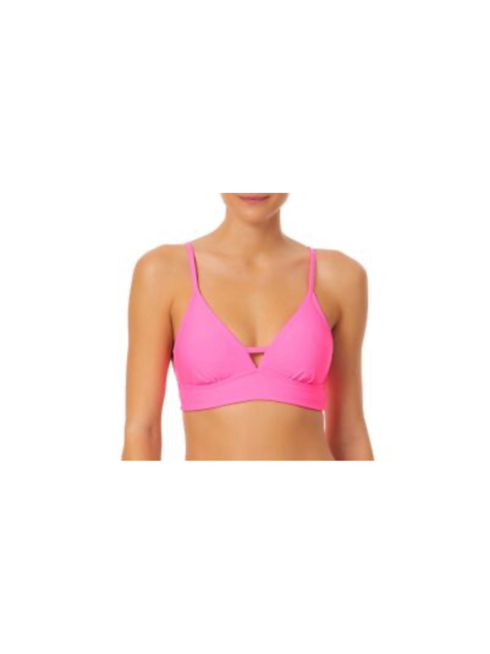 No Boundaries Bikini Swim Top Pink Size L
